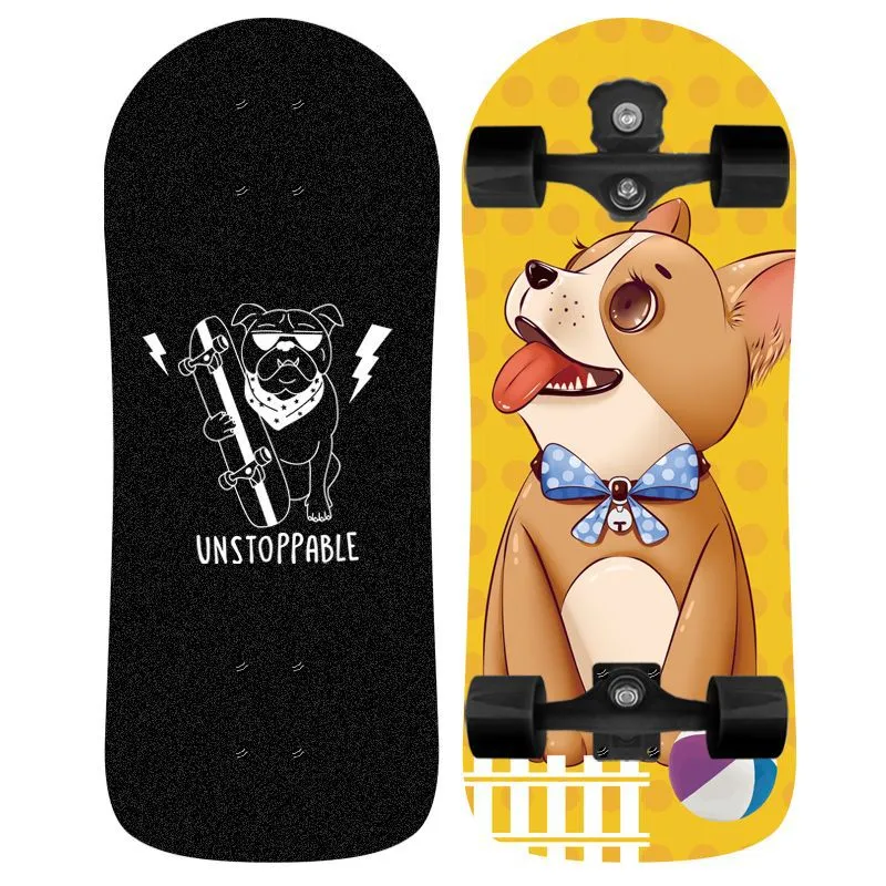 Kinder-Cartoon-Skater Skanto