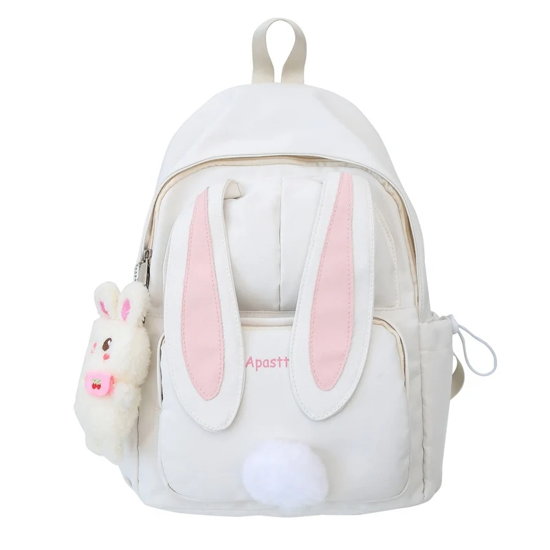 Niedlicher Schulrucksack mit Hasenohren Skanto
