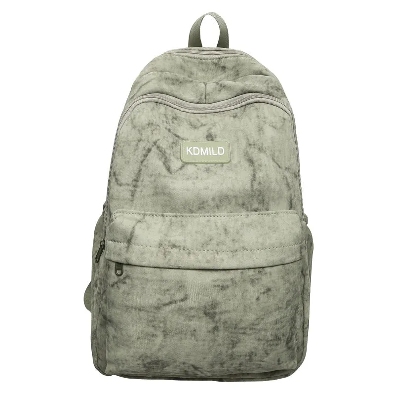 Leichter Schulrucksack aus strukturiertem Canvas Skanto