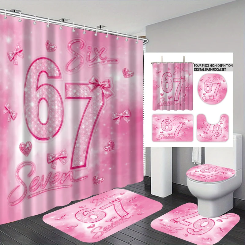Badezimmer-Set im farbenfrohen Dessert-Design Skanto