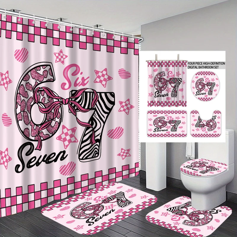 Badezimmer-Set im farbenfrohen Dessert-Design Skanto