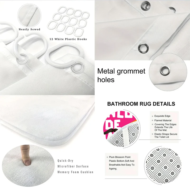 Komplettes Badezimmer-Set im Cinco de Mayo-Design Skanto