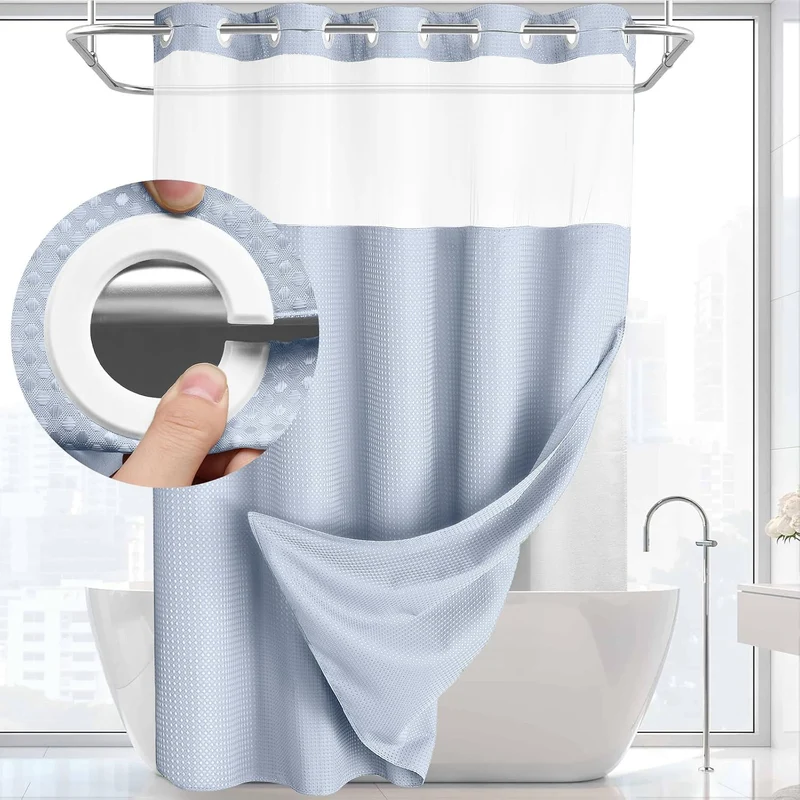 Duschvorhang mit strukturierter Webart Skanto