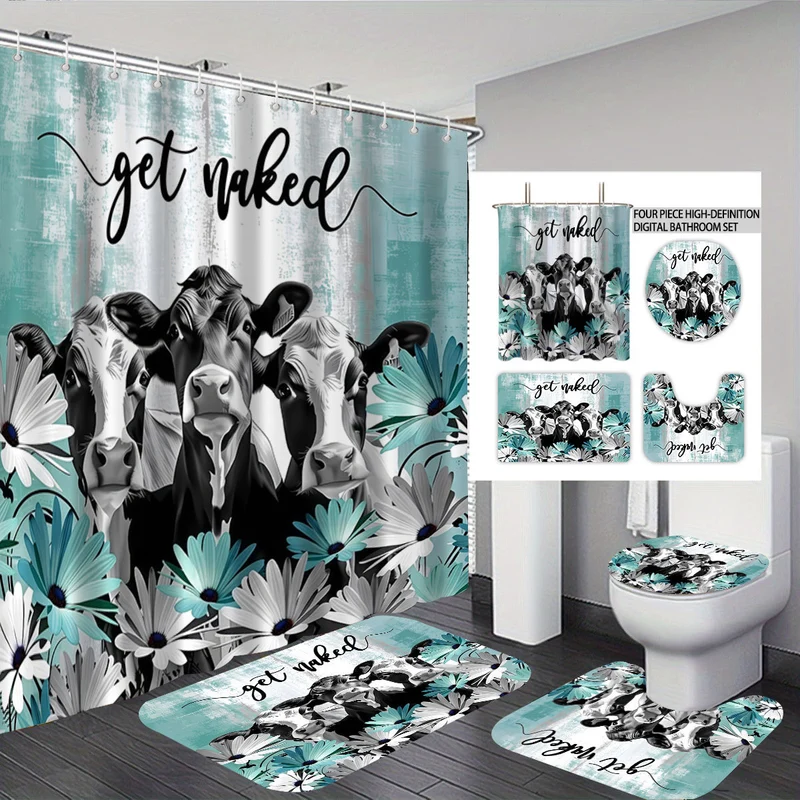 Badezimmer-Deko-Set im Zeichentrick-Schaf-Design Skanto