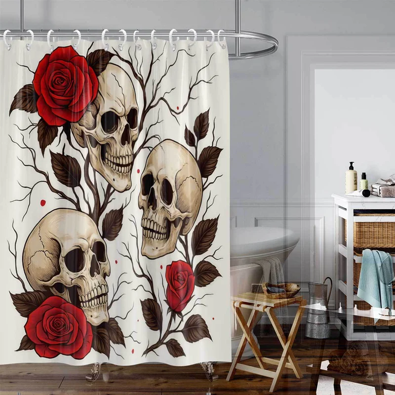 Duschvorhang im Camping-Design Skanto