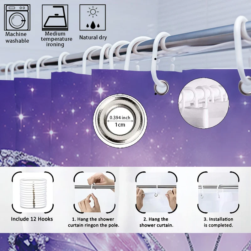 Digitales Badezimmer-Deko-Set im Hasen-Design Skanto