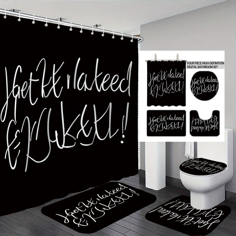 Digitales Badezimmer-Deko-Set „Badezimmerregeln“ Skanto