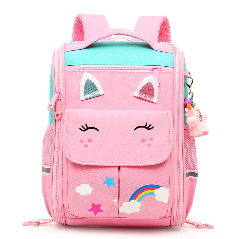 Rollende Schultasche mit niedlichem Tierdesign Skanto