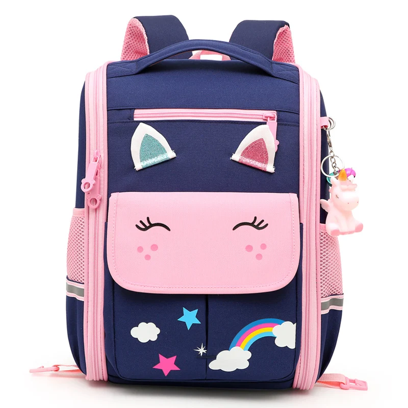 Rollende Schultasche mit niedlichem Tierdesign Skanto