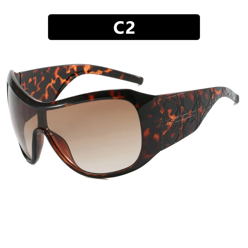 Damen Sport-Sonnenbrille mit breitem Schutzrahmen und polarisierten Gläsern Skanto