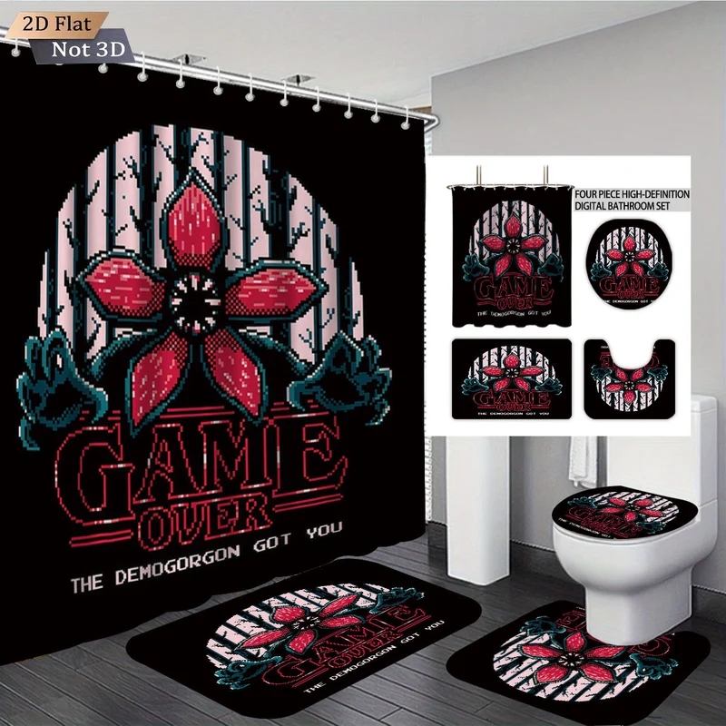 Digitales Badezimmer-Set Skanto mit Stranger Things Abenteuer-Thema