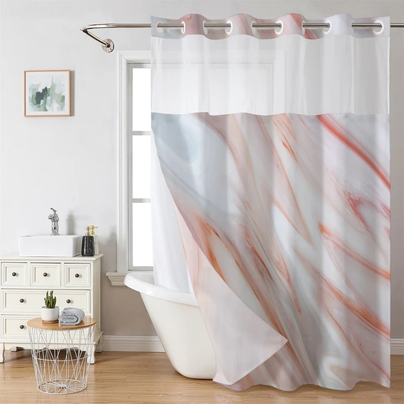 Luxuriöser Duschvorhang mit Marmordesign Skanto