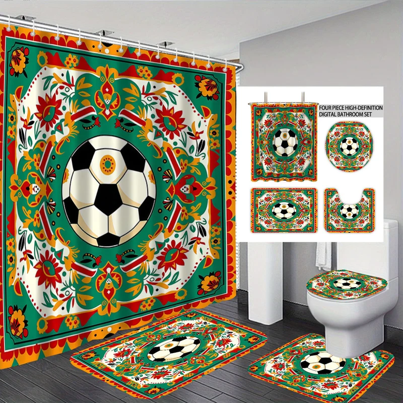 Badezimmer-Deko-Set Skanto mit Basketball-Thema