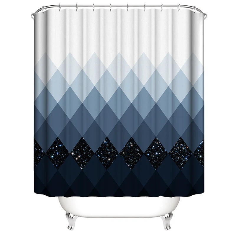 Badezimmer-Accessoire-Set mit geometrischem Muster Skanto