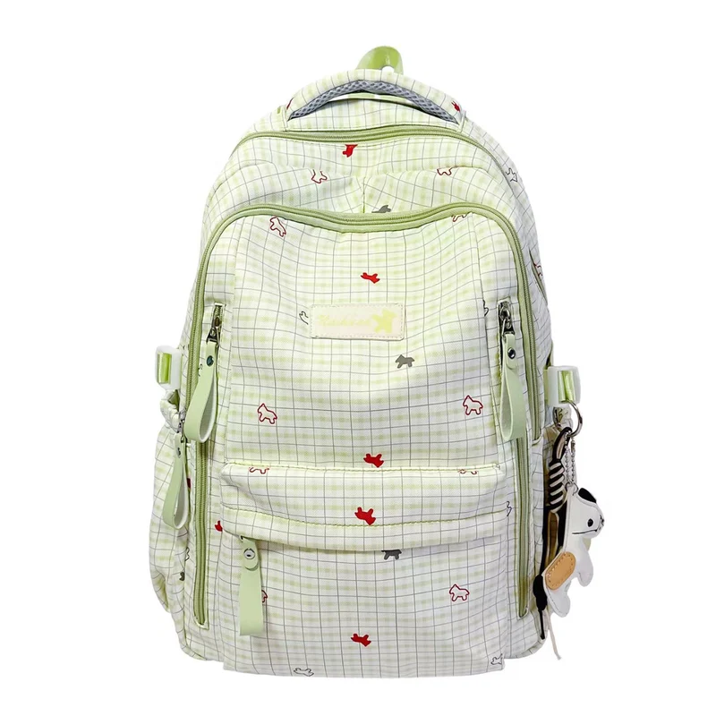Stilvoller karierter Rucksack Skanto