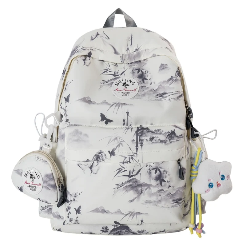 Künstlerisch bedruckter Rucksack Skanto