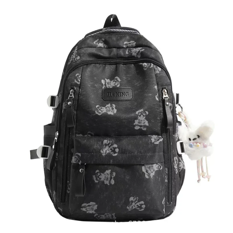 Stilvoller Rucksack mit Blumenmuster Skanto