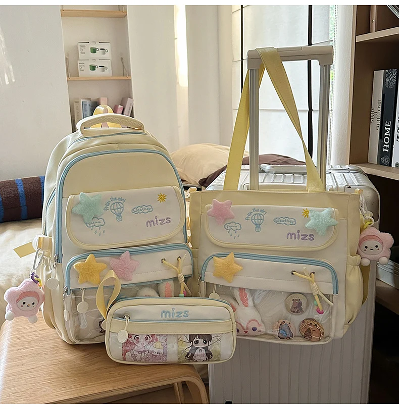 Fantasievolles Rucksack-Set mit mehreren Fächern Skanto