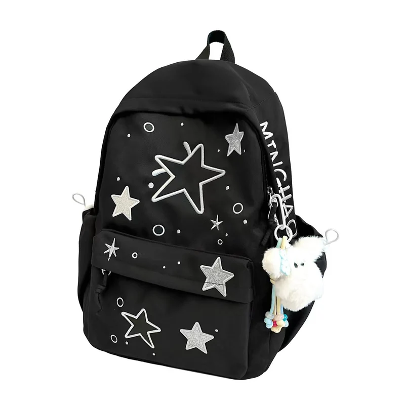Leichter Rucksack Skanto mit Sternstickerei