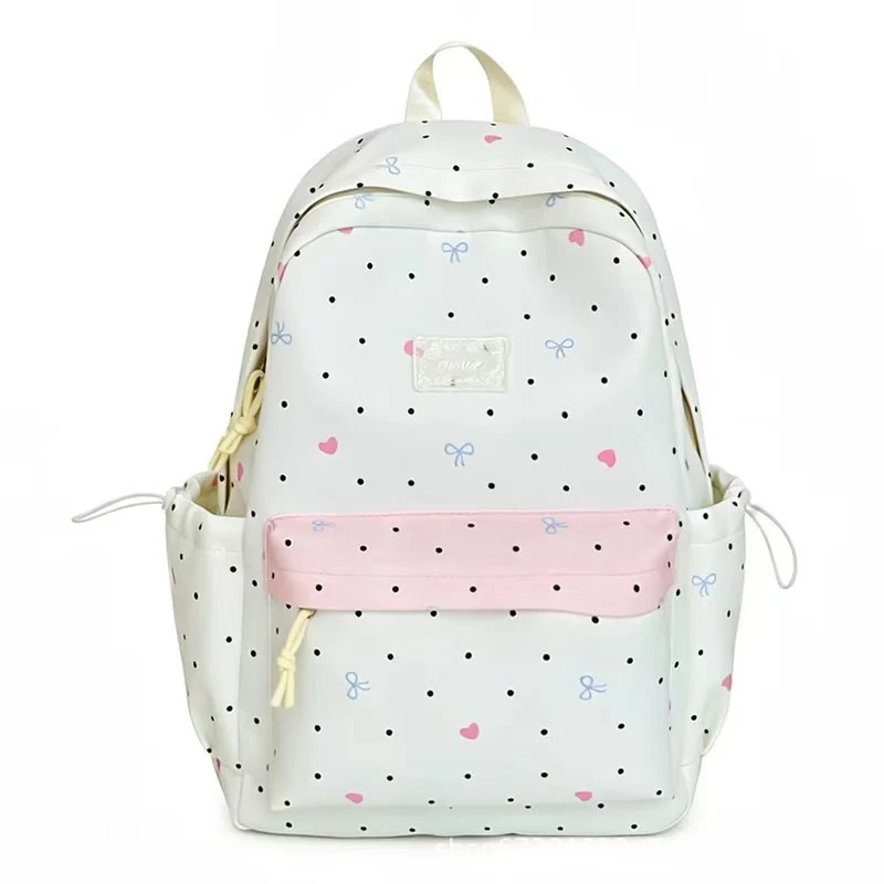 Dekorativer Polka-Dot-Rucksack Skanto