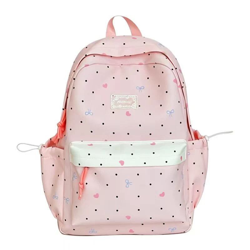 Dekorativer Polka-Dot-Rucksack Skanto