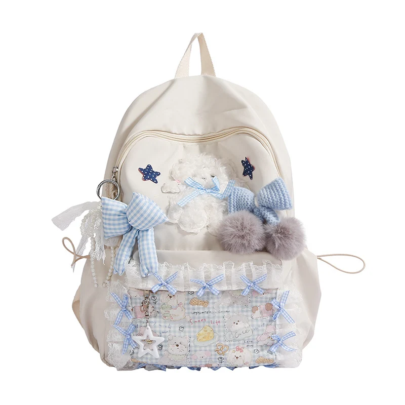Dekorativer Plüsch-Rucksack Skanto