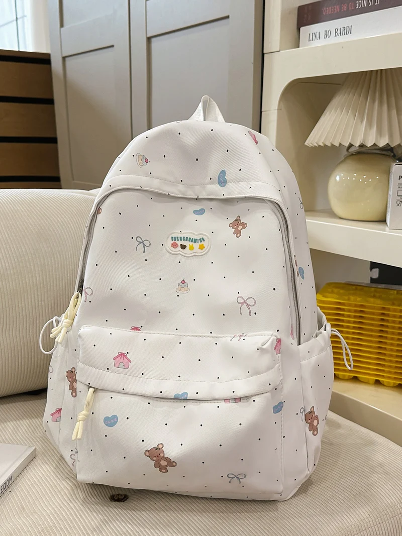 Verspielter Motiv-Rucksack mit Print Skanto