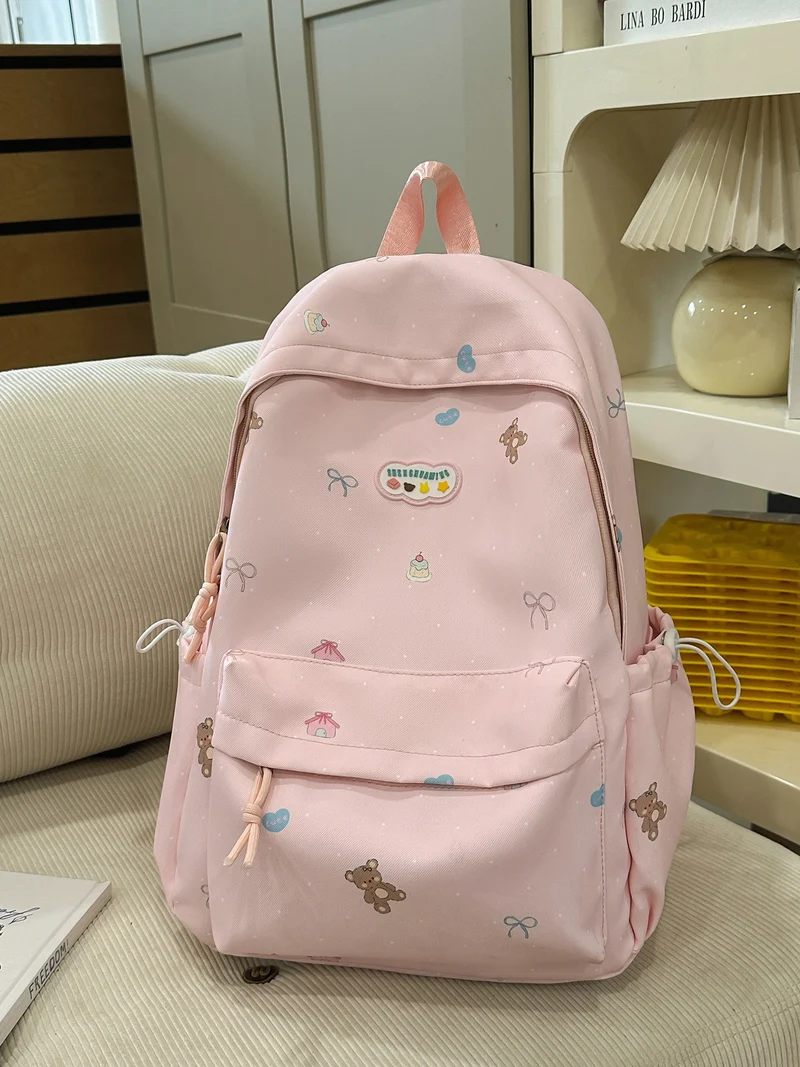 Verspielter Motiv-Rucksack mit Print Skanto