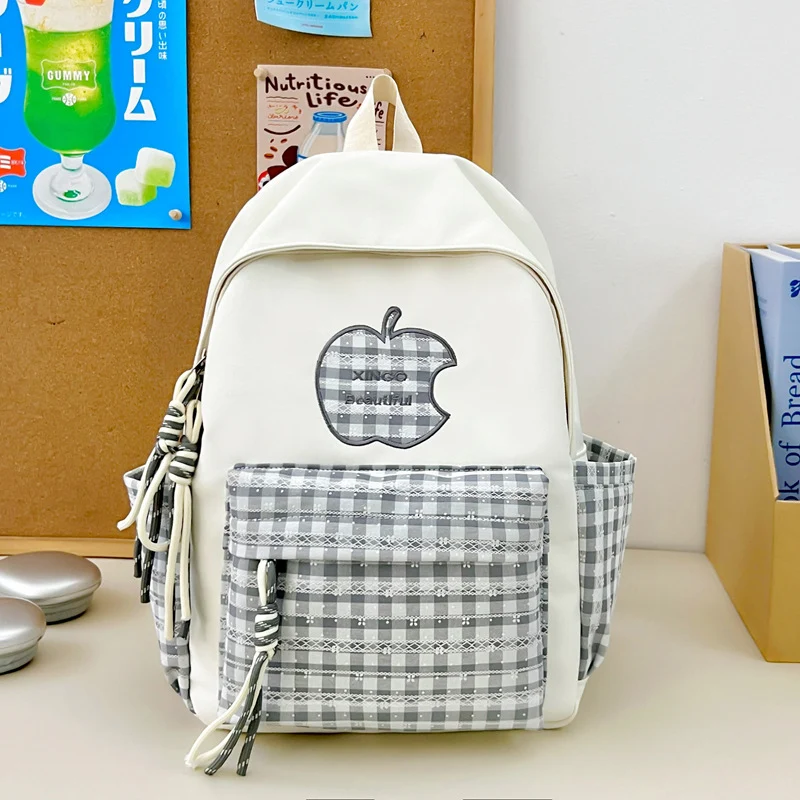 Rucksack im Vintage-Karo-Stil Skanto
