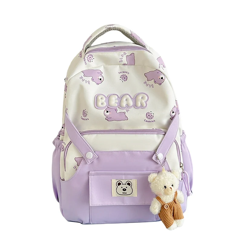 Verspielter Rucksack Skanto mit Cartoon-Charakter