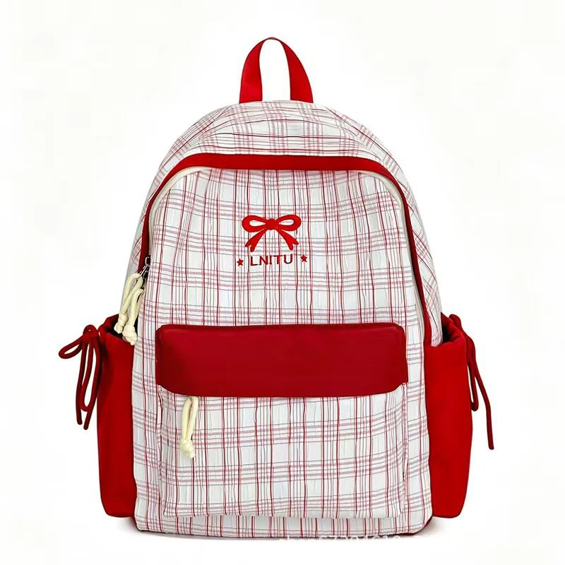 Karierter Rucksack Skanto