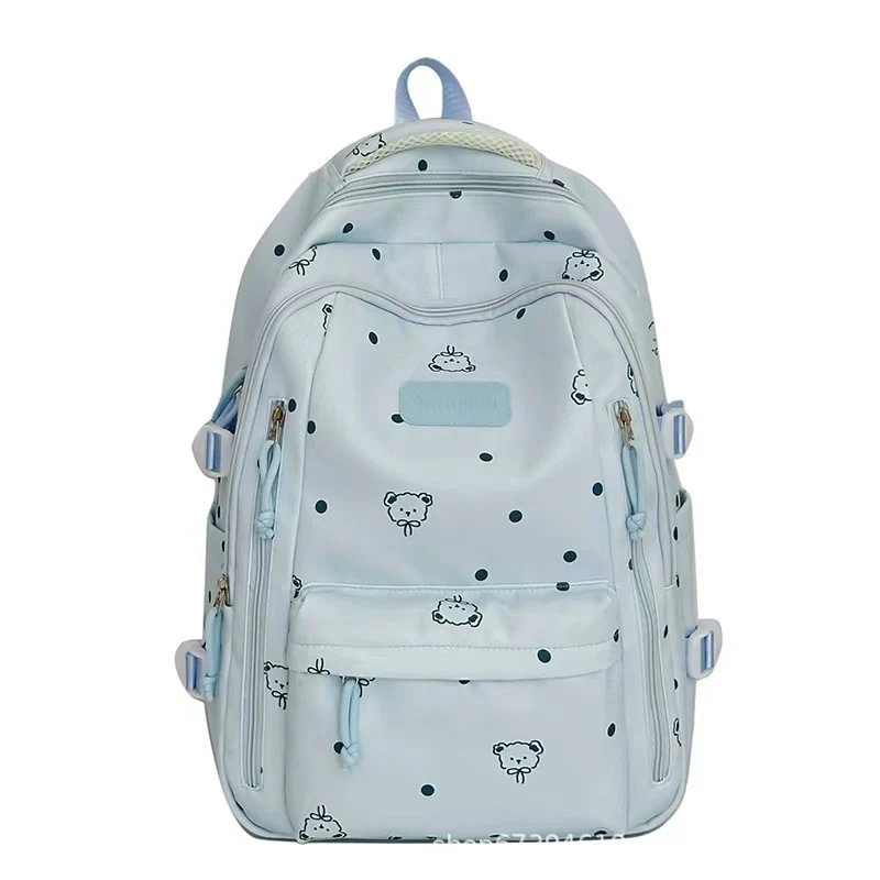 Niedlicher Polka-Dot-Rucksack Skanto