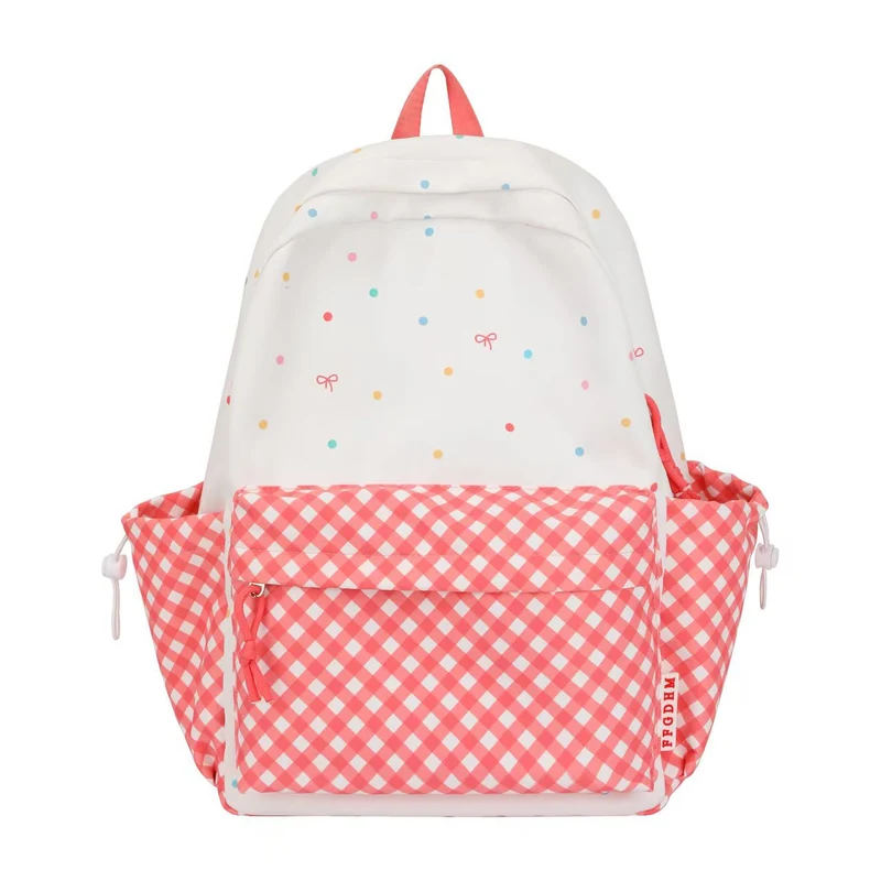 Niedlicher Rucksack im Polka-Dot-Design Skanto
