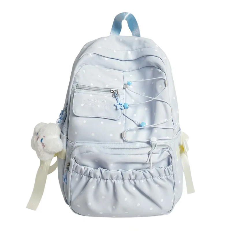 Niedlicher Freizeit-Rucksack mit Polka Dots Skanto