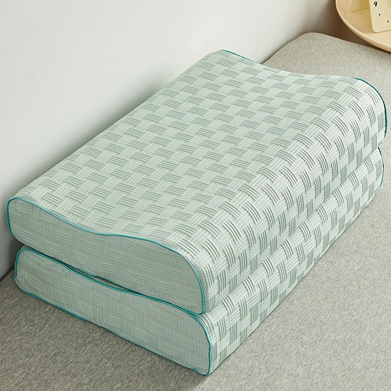 Orthopädisches Nackenstützkissen mit ergonomischer Form und belüftetem Bezug Skanto
