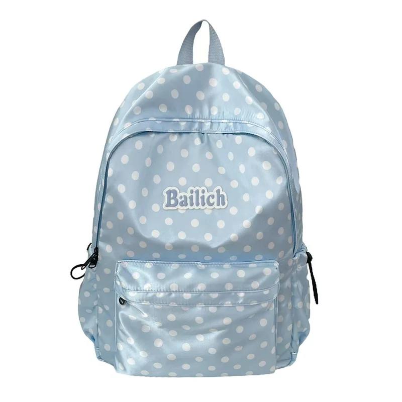 Lässiger Polka-Dot-Rucksack Skanto