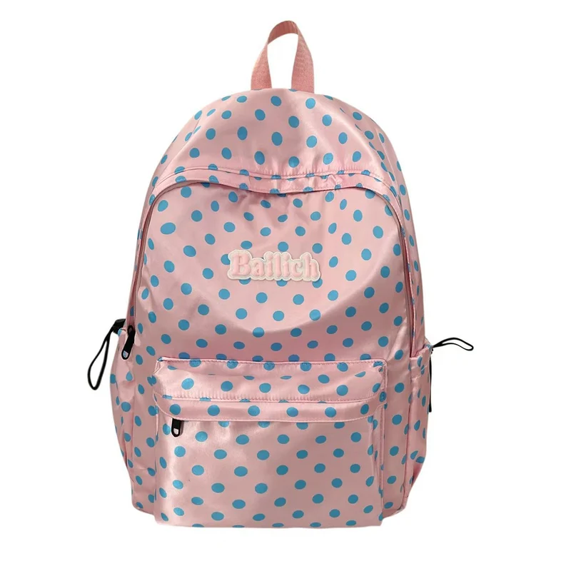 Lässiger Polka-Dot-Rucksack Skanto
