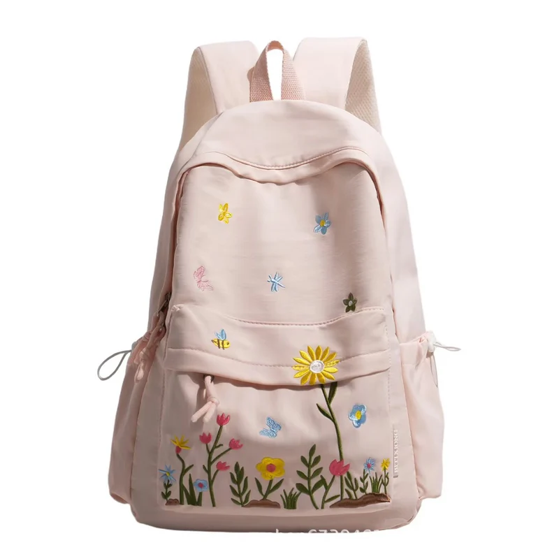 Rucksack mit Blumenstickerei Skanto