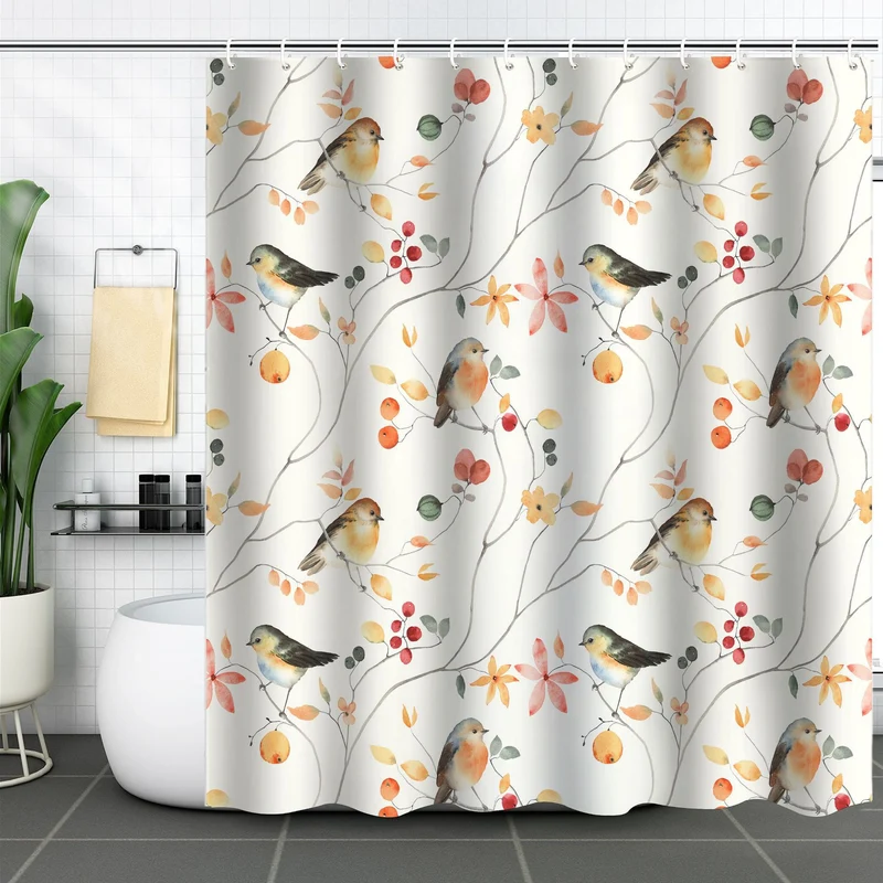 Duschvorhang Skanto mit Naturmotiv