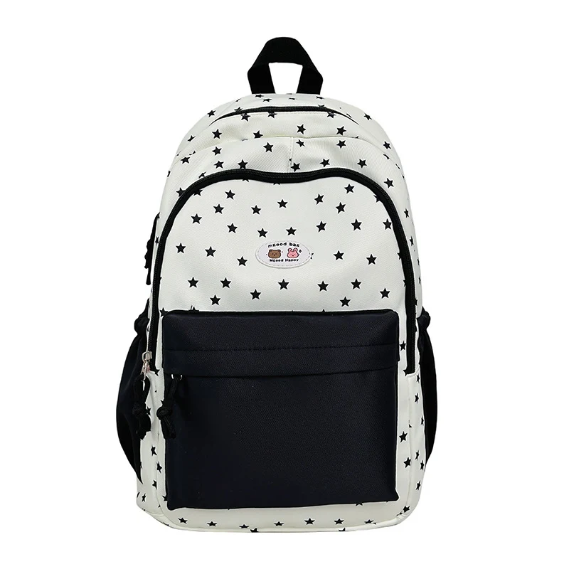 Rucksack mit Sternenprint und vielen Fächern Skanto