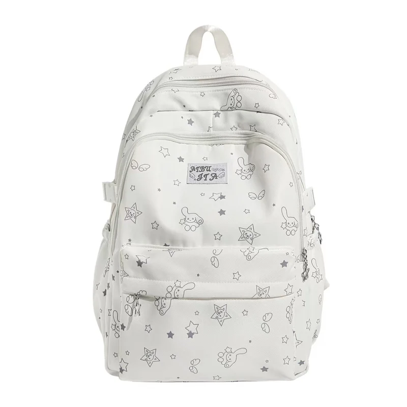 Verspielter gemusterter Schulrucksack Skanto