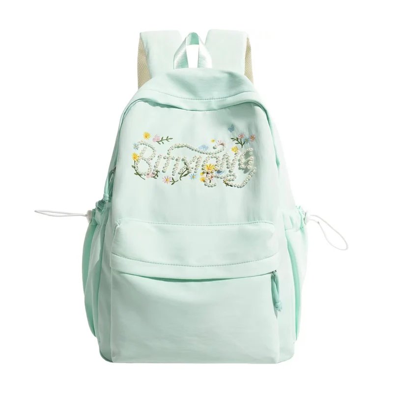 Rucksack mit bestickten Blumendetails Skanto