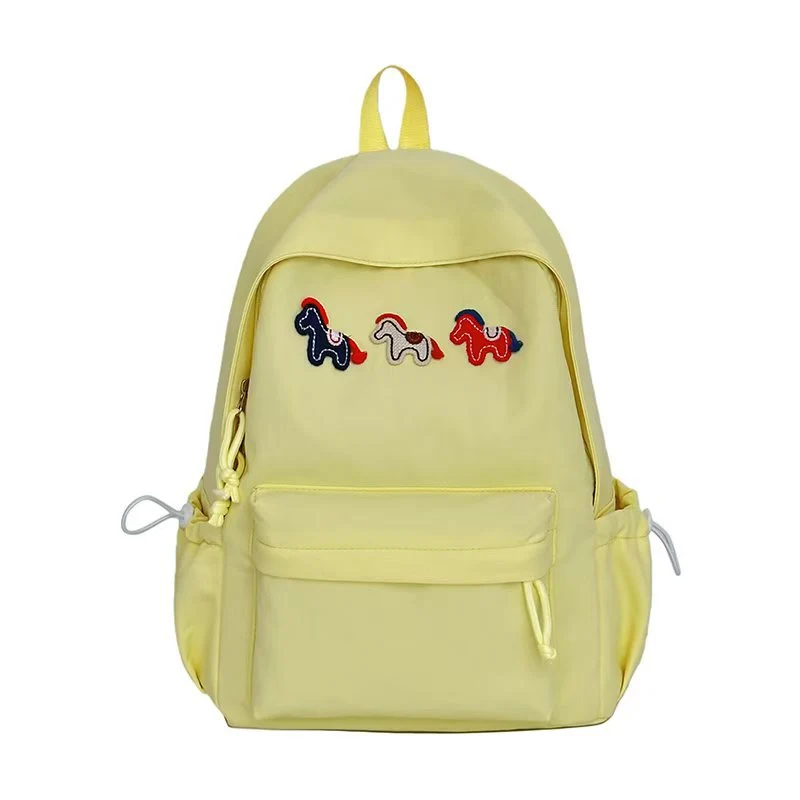 Verspielter Rucksack mit Tierstickerei Skanto