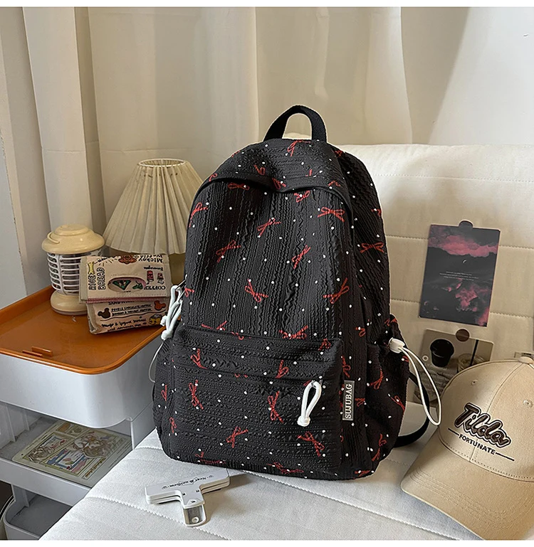 Niedlicher Rucksack mit Schleifenverzierung Skanto
