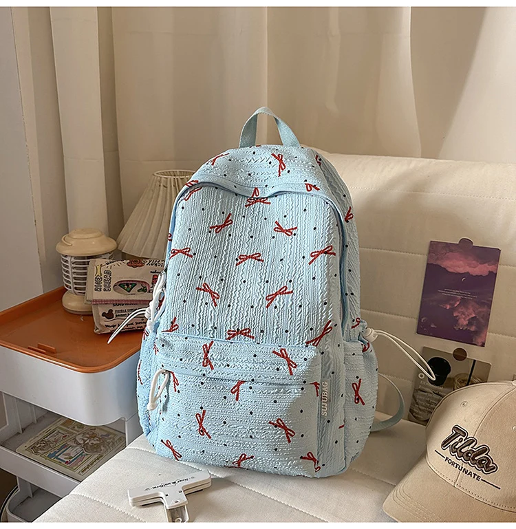 Niedlicher Rucksack mit Schleifenverzierung Skanto