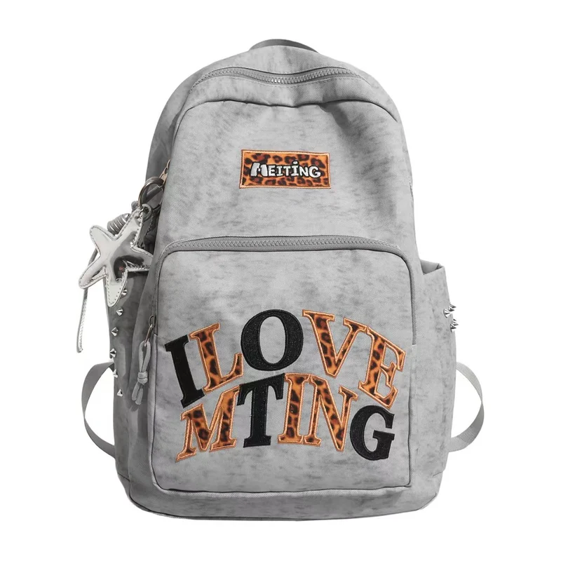 Trendiger Rucksack Skanto mit grafischer Stickerei