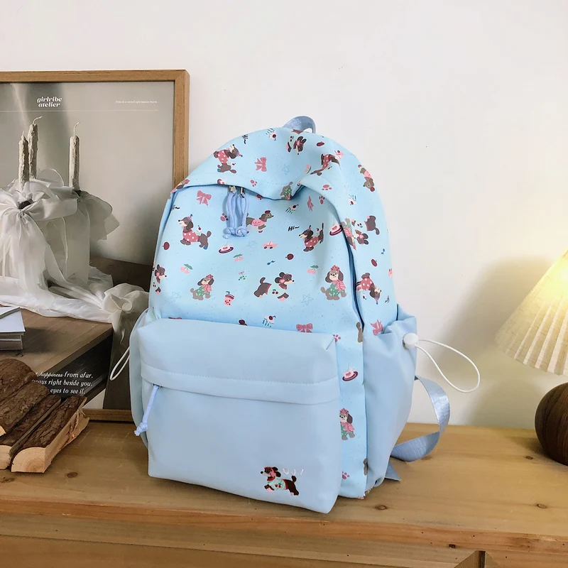 Verspielter Rucksack Skanto mit Tiermuster