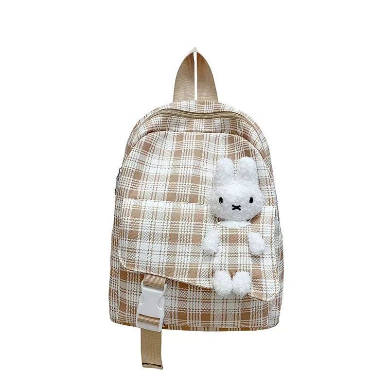 Karierter Rucksack Skanto