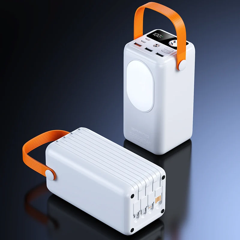Tragbare Powerbank mit multifunktionalem LED-Licht und intelligenter Ladeanzeige Skanto