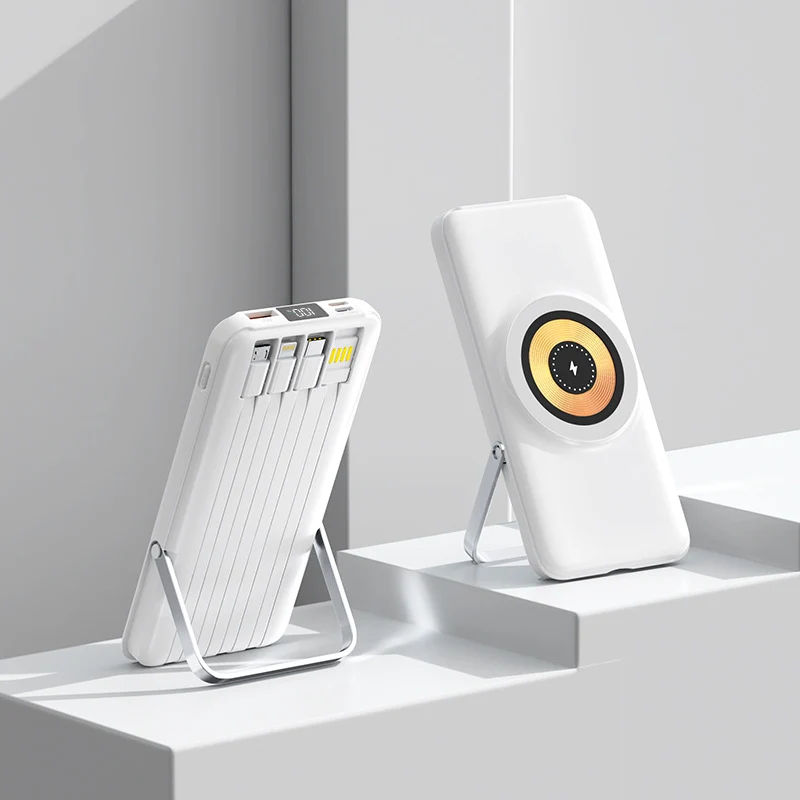 Tragbare Powerbank mit kabelloser Ladefunktion Skanto